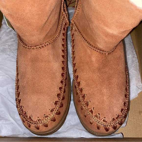 Ziggy Melrose Suede Muk Luk Ankle Boots - Picture 6 of 10